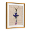 Ciervos De Ballet En Azul - Fab Funky | Cuadro decorativo de Canvas Lab