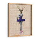 Ciervos De Ballet En Azul - Fab Funky | Cuadro decorativo de Canvas Lab