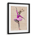 Ciervos De Ballet En Rosa - Fab Funky | Cuadro decorativo de Canvas Lab