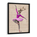 Ciervos De Ballet En Rosa - Fab Funky | Cuadro decorativo de Canvas Lab