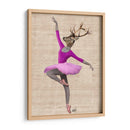 Ciervos De Ballet En Rosa - Fab Funky | Cuadro decorativo de Canvas Lab