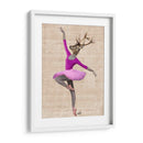 Ciervos De Ballet En Rosa - Fab Funky | Cuadro decorativo de Canvas Lab