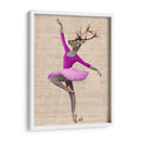 Ciervos De Ballet En Rosa - Fab Funky | Cuadro decorativo de Canvas Lab