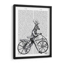 Dandy Ciervos En La Bicicleta Vintage - Fab Funky | Cuadro decorativo de Canvas Lab