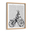 Dandy Ciervos En La Bicicleta Vintage - Fab Funky | Cuadro decorativo de Canvas Lab