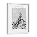 Dandy Ciervos En La Bicicleta Vintage - Fab Funky | Cuadro decorativo de Canvas Lab