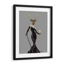 Ciervos De Glamour En Negro - Fab Funky | Cuadro decorativo de Canvas Lab