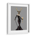 Ciervos De Glamour En Negro - Fab Funky | Cuadro decorativo de Canvas Lab
