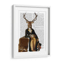 Ciervos Y Silla Llenos - Fab Funky | Cuadro decorativo de Canvas Lab