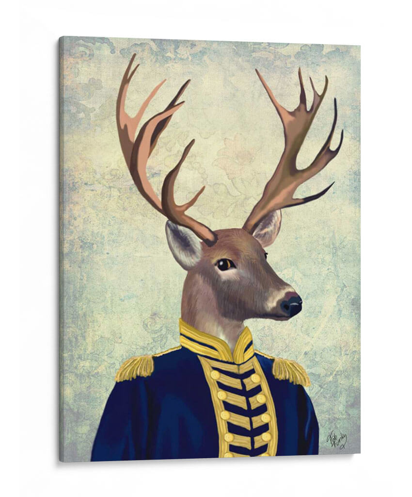 Capitán Deer - Fab Funky | Cuadro decorativo de Canvas Lab