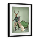 Sr. Deer Y La Sra. Conejo - Fab Funky | Cuadro decorativo de Canvas Lab