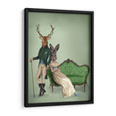 Sr. Deer Y La Sra. Conejo - Fab Funky | Cuadro decorativo de Canvas Lab