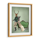 Sr. Deer Y La Sra. Conejo - Fab Funky | Cuadro decorativo de Canvas Lab