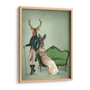 Sr. Deer Y La Sra. Conejo - Fab Funky | Cuadro decorativo de Canvas Lab