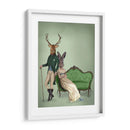 Sr. Deer Y La Sra. Conejo - Fab Funky | Cuadro decorativo de Canvas Lab