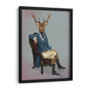 Distinguido Ciervo Completo - Fab Funky | Cuadro decorativo de Canvas Lab