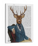 Retrato De Ciervos Distinguidos - Fab Funky | Cuadro decorativo de Canvas Lab