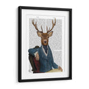 Retrato De Ciervos Distinguidos - Fab Funky | Cuadro decorativo de Canvas Lab
