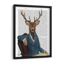 Retrato De Ciervos Distinguidos - Fab Funky | Cuadro decorativo de Canvas Lab
