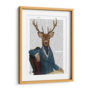Retrato De Ciervos Distinguidos - Fab Funky | Cuadro decorativo de Canvas Lab