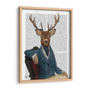 Retrato De Ciervos Distinguidos - Fab Funky | Cuadro decorativo de Canvas Lab