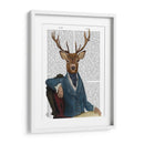 Retrato De Ciervos Distinguidos - Fab Funky | Cuadro decorativo de Canvas Lab