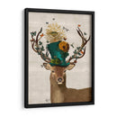 Ciervo Estrellado Loco - Fab Funky | Cuadro decorativo de Canvas Lab