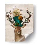 Ciervo Estrellado Loco - Fab Funky | Cuadro decorativo de Canvas Lab