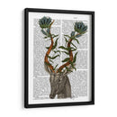 Gazelle Azul - Fab Funky | Cuadro decorativo de Canvas Lab
