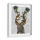 Gazelle Azul - Fab Funky | Cuadro decorativo de Canvas Lab