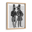 Dinosaurios Hombres Muchachos De Noche Fuera - Fab Funky | Cuadro decorativo de Canvas Lab