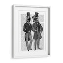 Dinosaurios Hombres Muchachos De Noche Fuera - Fab Funky | Cuadro decorativo de Canvas Lab