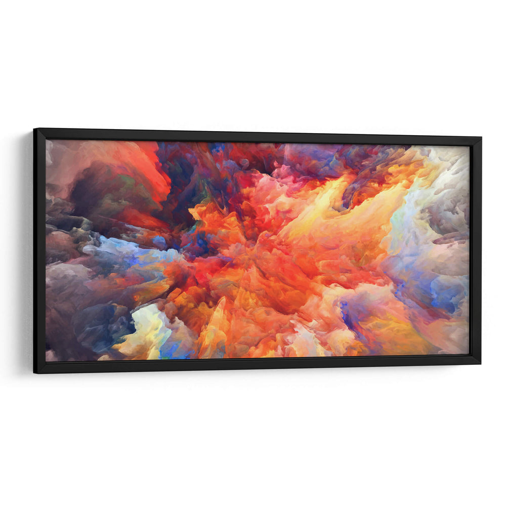 Suave explosión en rojo | Cuadro decorativo de Canvas Lab