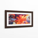 Suave explosión en rojo | Cuadro decorativo de Canvas Lab