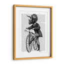 Triceratops Hombre En Bicicleta Dinosaurio - Fab Funky | Cuadro decorativo de Canvas Lab