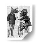 Triceratops Hombres Que Tipo De Kilometraje - Fab Funky | Cuadro decorativo de Canvas Lab