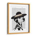 Sombrero Negro Dálmata Y Reborde - Fab Funky | Cuadro decorativo de Canvas Lab