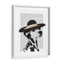 Sombrero Negro Dálmata Y Reborde - Fab Funky | Cuadro decorativo de Canvas Lab