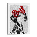 Dálmata Con Arco Rojo - Fab Funky | Cuadro decorativo de Canvas Lab