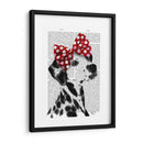 Dálmata Con Arco Rojo - Fab Funky | Cuadro decorativo de Canvas Lab