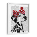 Dálmata Con Arco Rojo - Fab Funky | Cuadro decorativo de Canvas Lab