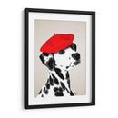 Dalmático Con Boina Roja - Fab Funky | Cuadro decorativo de Canvas Lab
