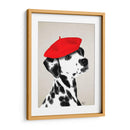 Dalmático Con Boina Roja - Fab Funky | Cuadro decorativo de Canvas Lab
