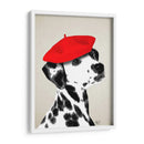 Dalmático Con Boina Roja - Fab Funky | Cuadro decorativo de Canvas Lab