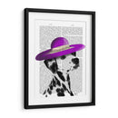 Dalmático Con Sombrero De Ala Ancha Púrpura - Fab Funky | Cuadro decorativo de Canvas Lab