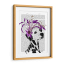 Dalmático Con Fascinador Púrpura - Fab Funky | Cuadro decorativo de Canvas Lab