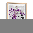 Dalmático Con Fascinador Púrpura - Fab Funky | Cuadro decorativo de Canvas Lab