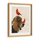 Basset Hound And Birds - Fab Funky | Cuadro decorativo de Canvas Lab