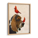 Basset Hound And Birds - Fab Funky | Cuadro decorativo de Canvas Lab