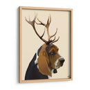 Basset Hound And Astens - Fab Funky | Cuadro decorativo de Canvas Lab